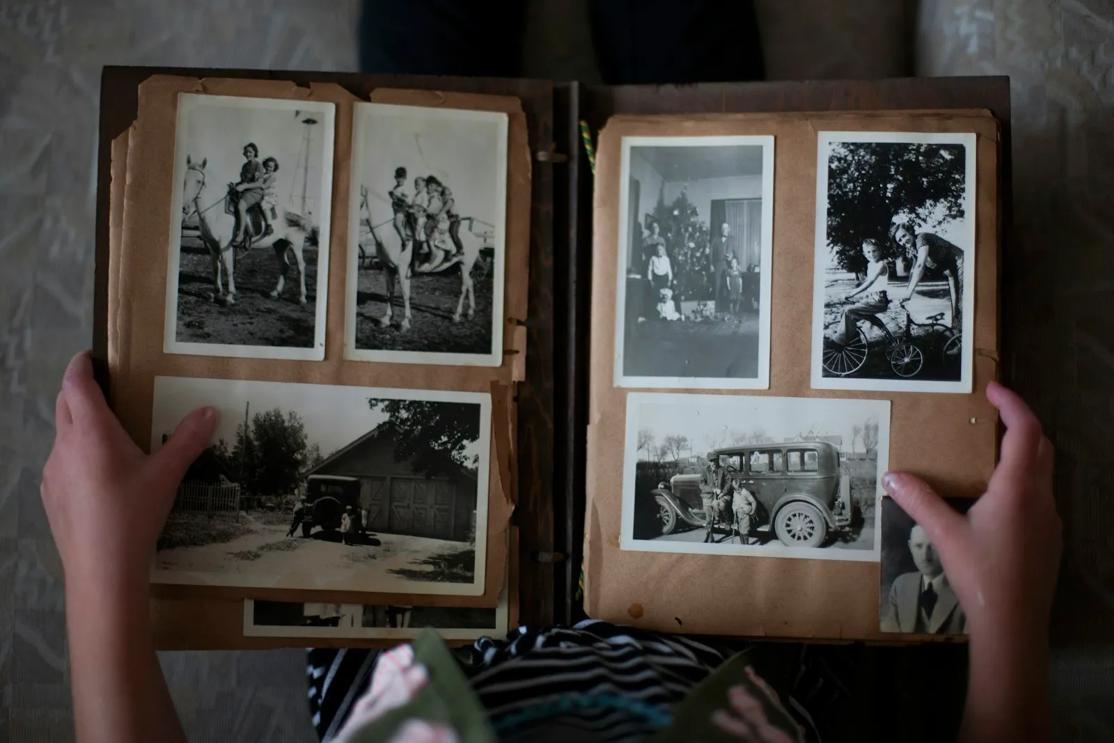 Álbum de fotos familiares